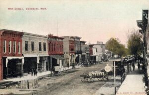Historic Main Street Vicksburg Michigan